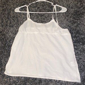 white tank top